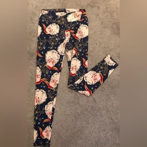 Santa Claus Christmas leggings
